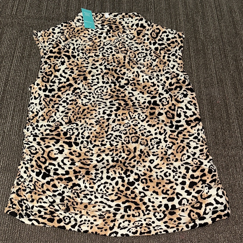NWT Maurice’s Leopard Print Sleeveless Top